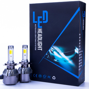 A8プラス3色H11 H4 ledライト高低ビームスモールミニH4 H7 ledヘッドライト電球 - Product Image 1
