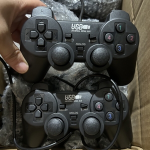 Directo de fábrica USB con cable PC Gamepad Joypad Joystick de doble vibración controlador de juego Compatible para PC ordenador portátil Gaming