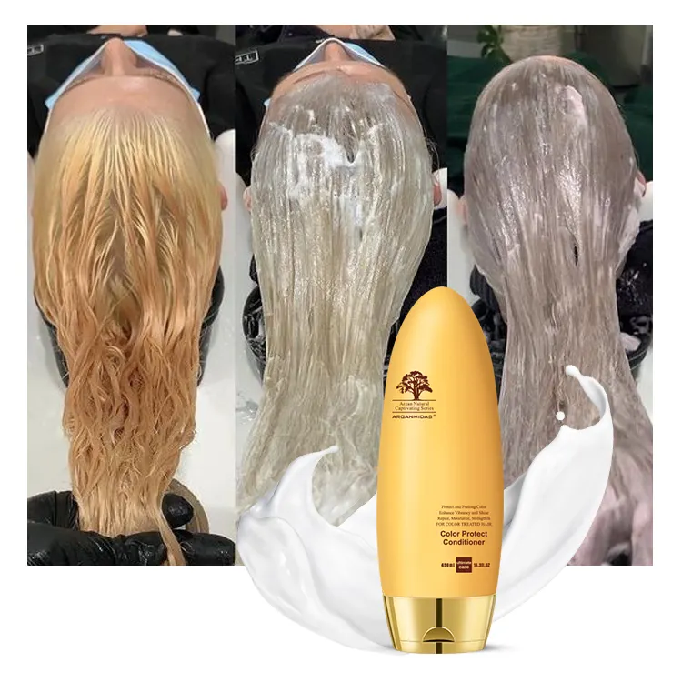 Arganmidas Marroquí Argan Oil Hidratante Orgánico Color Protect Champú para Cabello Rubio