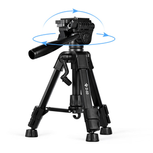 20 ''ABS alüminyum DSLR yeni ürün Q166S tripod makro tripod alüminyum alaşımlı tüp ve flip bacak kilidi için ABS kolu kafa ile