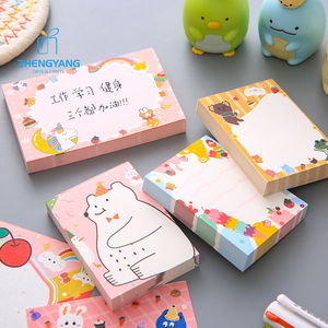 Logotipo personalizado Note Pads Almofada pegajosa personalizada <span class=keywords><strong>Memo</strong></span> Pad Sublimação em forma bonito Impressão Sticky Note Pad Notas promocionais
