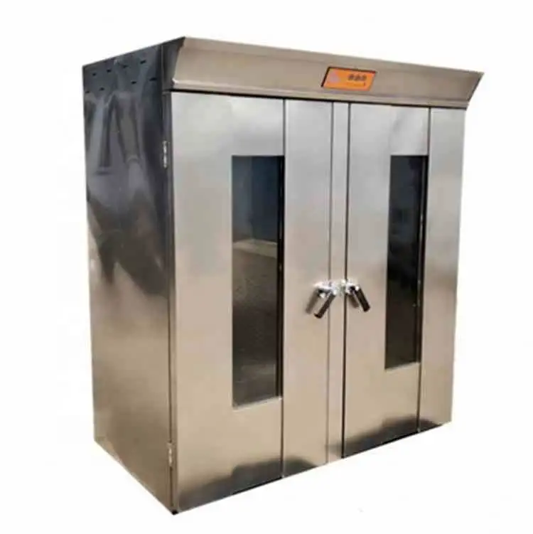 32 ट्रे डबल दरवाजे रोटी Proofer Fermenting ओवन बेकरी Retarder आटा किण्वन मशीन