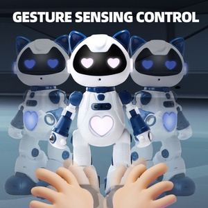 Robot inteligente de Control remoto con detección de gestos, juguete educativo inteligente AI, Robot de programación de pulverización deslizante para caminar con luz LED - Product Image 3