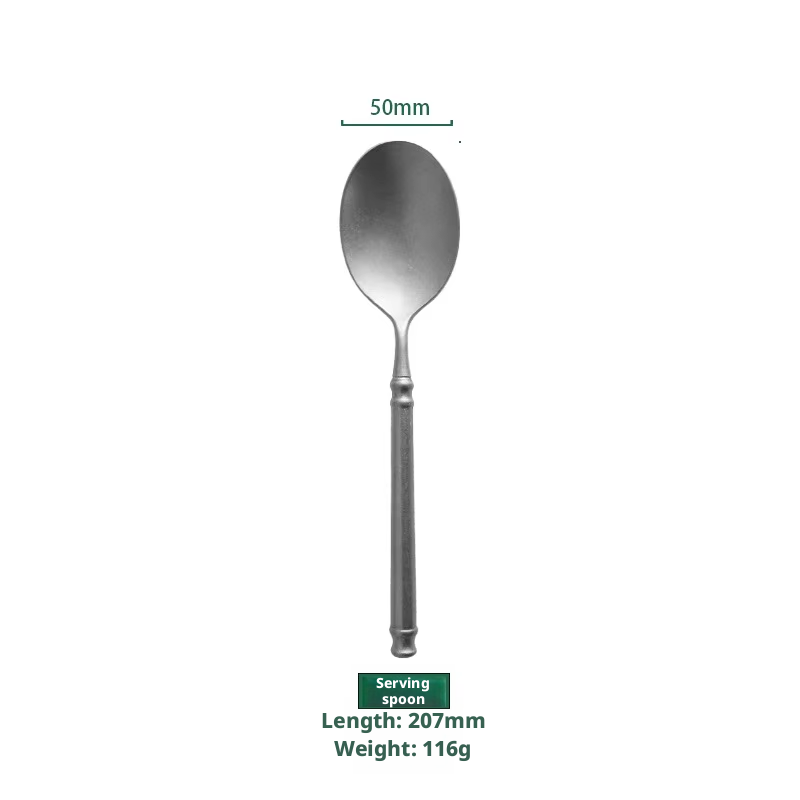 Cuillère de service grise