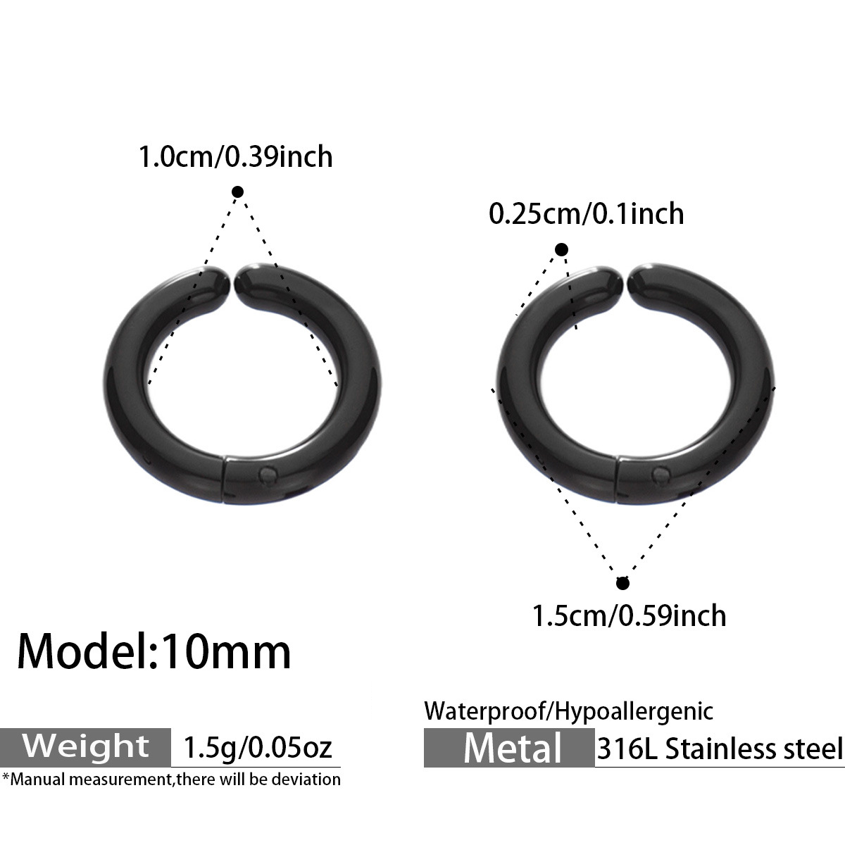 Black 10mm