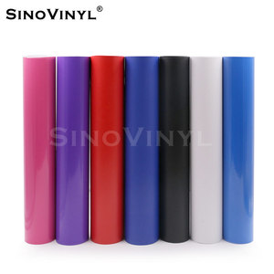 SINOVINYL ücretsiz örnek yapışkanlı vinil renkli kesme vinil reklam için parlak ve mat yapıştırıcı Craft vinil - Product Image 2