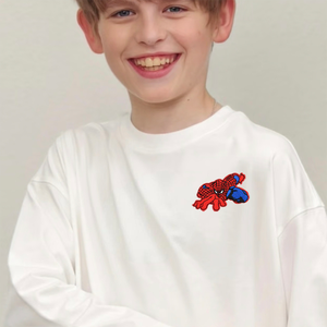 טלאי עכביש מגניב באינטרנט רקום, ברזל בסגנון קומיקס על טלאים בד, תרמיל גב - Product Image 6