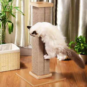 Bantalan Sisal cakar alami ramah lingkungan dalam ruangan hewan peliharaan kolom tunggal interaktif tiang garuk kucing Ultimate - Product Image 6