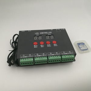 LED Pixel Light Controller SD-Karte Pixel Controller AC220V Eingang für WS2801 WS2811 WS2812B LED Load 4096 Pixel