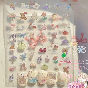 קוריאנית decals decals cat השף דוב כלב קטן זהב חתול דג זהב קטן כפתור קומיקס משעיר