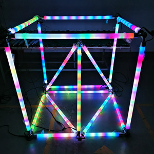 360 derece açık 50mm DC24V DMX 2M Led RGB piksel tüp - Product Image 3