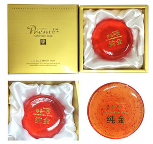 Skin Care Oil Control Brightening Whitening 24K Gold Korea Red Ginseng <strong>Soap</strong> - Product Image 2