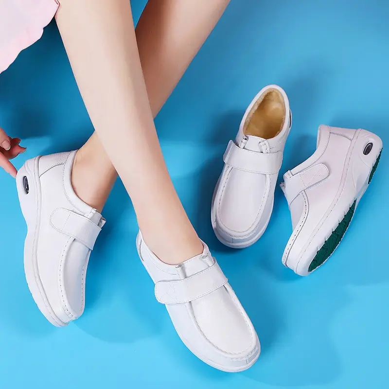 간호사를위한 새로운 패션 흰색 신발 여성 의사 신발 의료 에어 쿠션