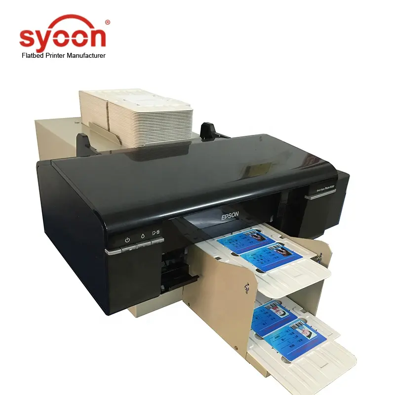 2019 Automatic industrial CD DVD pvc printing printer for Epson L800 inkjet printer