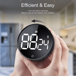 Timer da cucina digitale Youton con ampio Volume di visualizzazione a LED regolabile facile da cucinare e per anziani e bambini Timer magnetico - Product Image 2