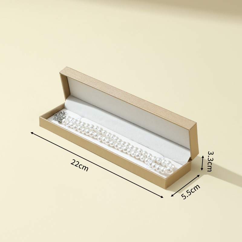 Golden inner white bracelet box-tree design