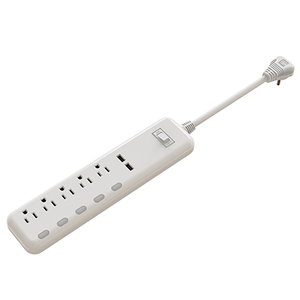 Zwave 800 Series Power Strip 5 enchufes puertos USB cargador multifunción monitoreo de energía App Control USA Smart Power Strip - Product Image 2
