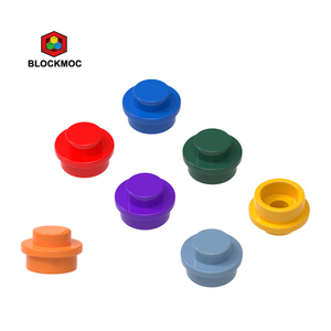 BLOCKMOC 6141 4073 1x1 nokta yapı taşı MOC dairesel ark parçaları plastik DIY çocuk oyuncakları uyumlu tuğla montaj hediye kutusu - Product Image 1