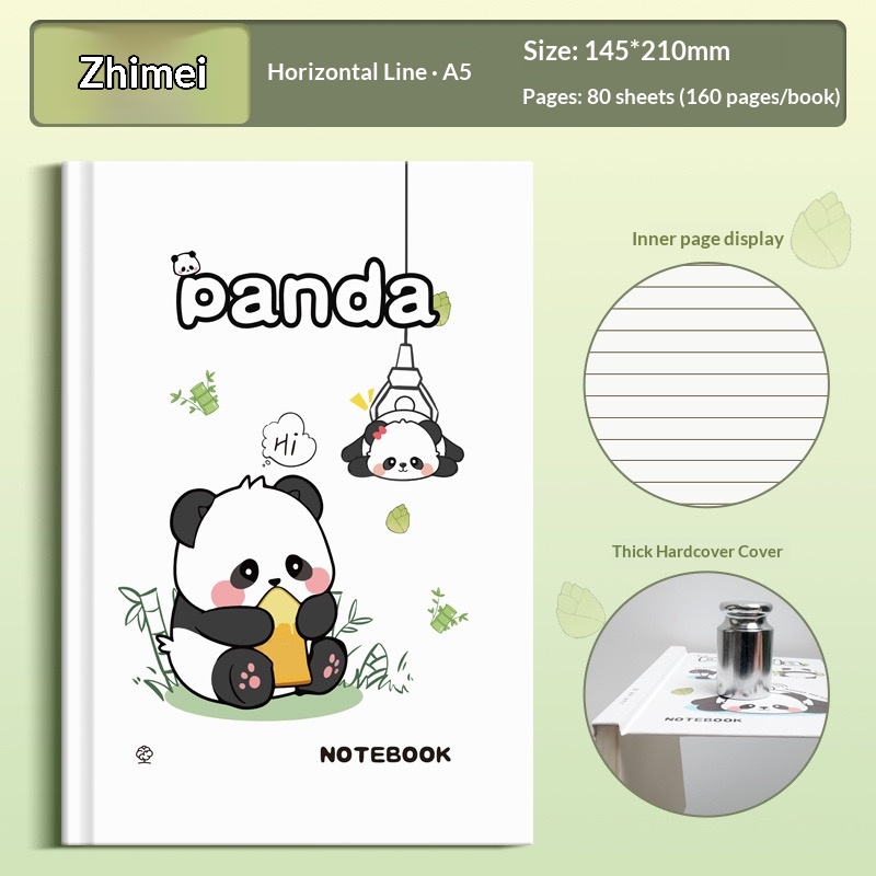 Panda jouet vert
