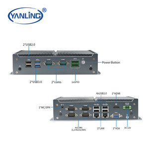 Mini pezzi economici J1900 Quad Core 6 COM RS232 porte Dual Gigabit LAN slot DDR3L Thin Client accessori per Computer industriali - Product Image 6
