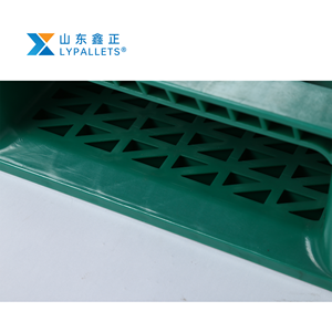 Plastik paletler 1200x1000x150mm HDPE HDPP 4 yollu giriş paletleri örgü plastik palet için blok yapma makinesi açık güverte, örgü üst - Product Image 4