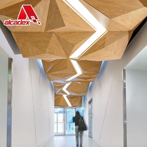 Ingrosso decorazione interna esterna acm acp solido rivestimento della parete foglio pannello composito in alluminio spazzolato - Product Image 5