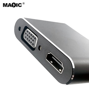 3 in 1 <strong>Usb</strong> 2.0 3.0 to <strong>Hdmi</strong> Vga Audio <strong>Adapter</strong> Cable Usb3.0 Multiport Display 1080p Audio Video Hub <strong>Adapter</strong> Converter