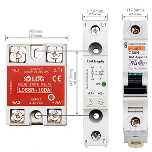 TRA23D25 DC- AC Industrial Automation Solid State <strong>Relay</strong> 3V 3.3V 5V 12V 24VDC <strong>Input</strong> <strong>Output</strong> 25A /24-280VAC SSR <strong>Relay</strong> Board <strong>Module</strong>