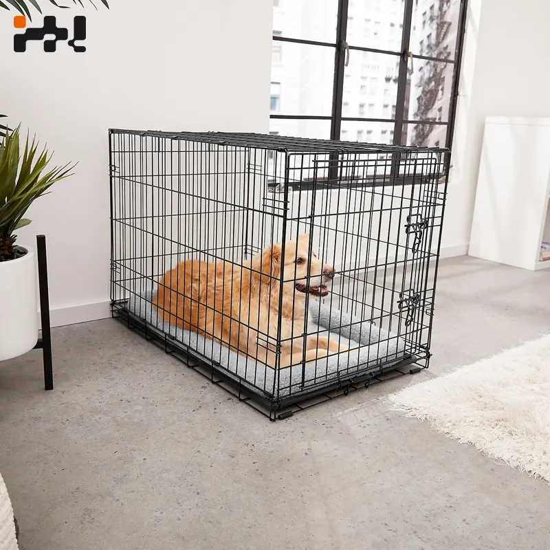 Paslanmaz çelik istiflenebilir köpek kafesleri satılık fabrika doğrudan satış katlanabilir köpek kulübesi kafesleri ucuz