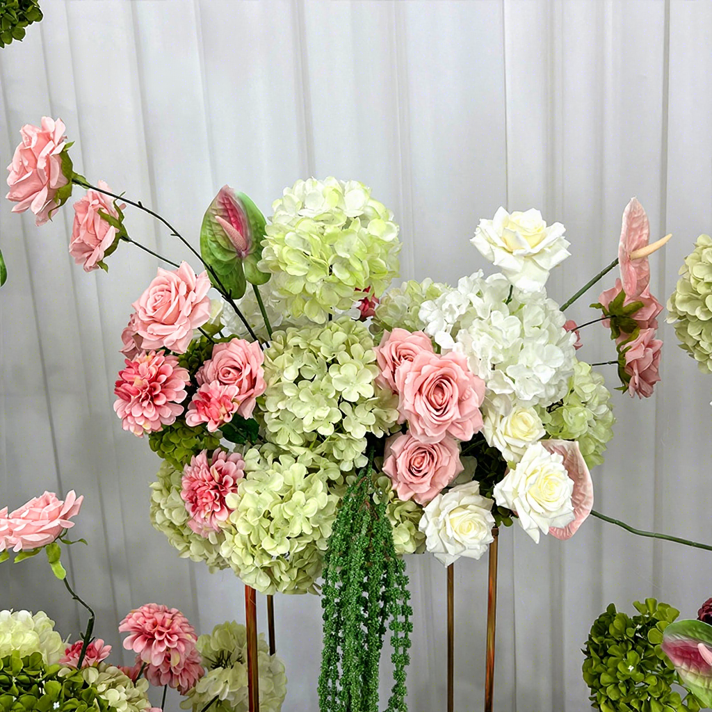 Vert et rose