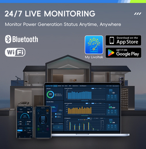 LIVOLTEK巴基斯坦电网库存6KW太阳能系统三相并网太阳能逆变器，带家用太阳能电池板 - Product Image 5