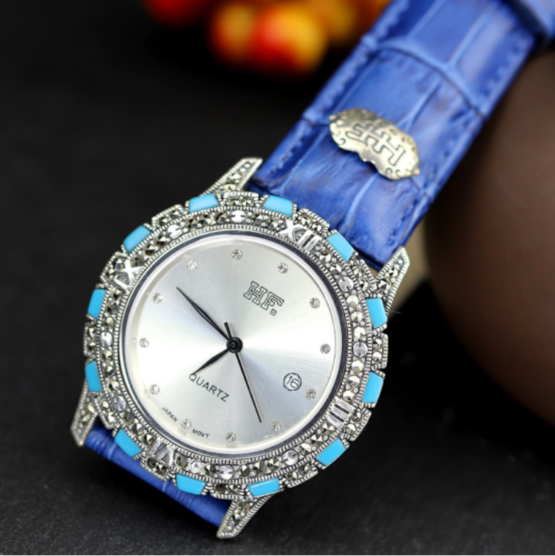 Orologio 8 intarsi Turchese