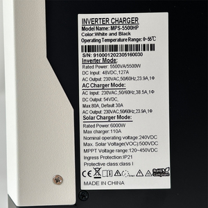并联11KW 11000W 48VDC至220VAC太阳能混合逆变器，带48V220A MPPT太阳能充电控制器光伏输入450VDC - Product Image 3