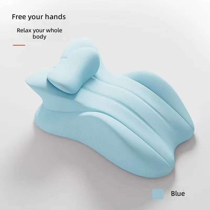 Cuscino multifunzionale per letto - blu