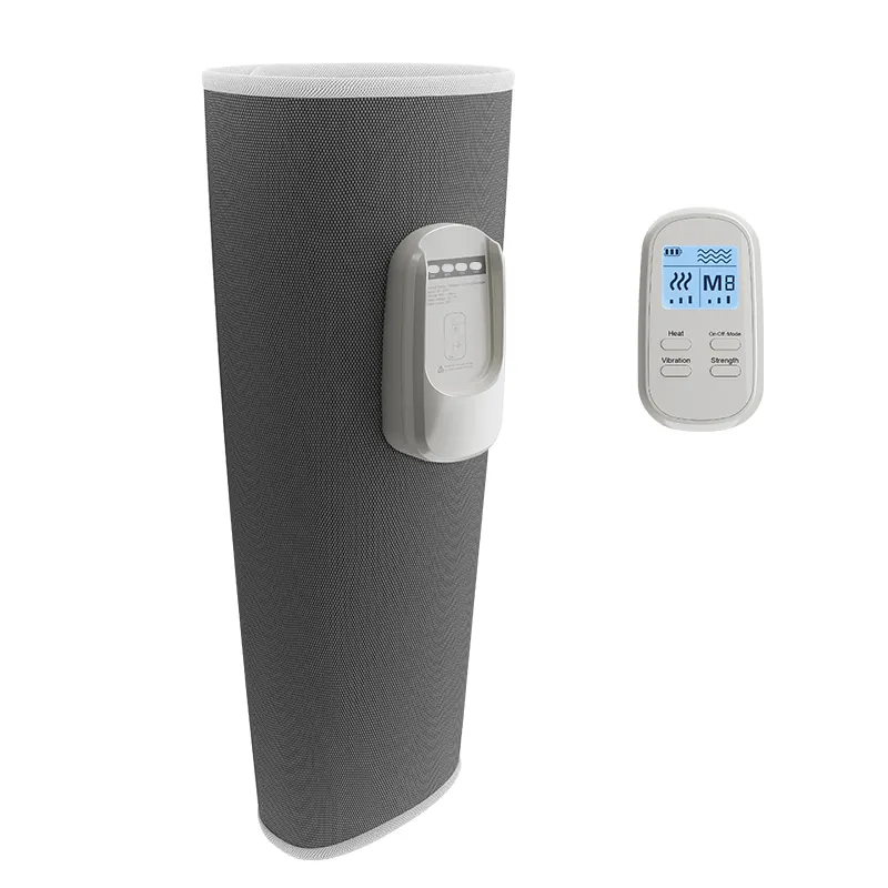 Masseur sans fil de jambe de compression d'air de machine de massage de jambe avec la chaleur pour la circulation