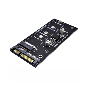 Szsjw เพิ่มในการ์ด NGFF อะแดปเตอร์ M.2 SATA3 raiser ไปยัง SATA อะแดปเตอร์ SSD M2ไปยัง SATA การ์ดขยาย B คีย์สนับสนุน30 42 60 80มม - Product Image 1