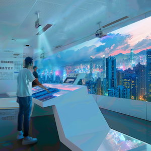 Proyección de sala inmersiva de imágenes de alta definición Experiencia visual de 360 grados, sala de exposiciones avanzada con sensor de radar. - Product Image 3