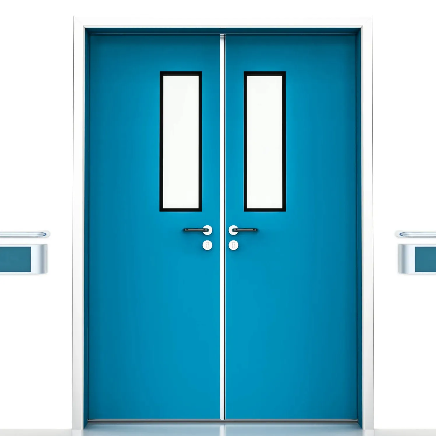 Wholesale Manufacture Clean Room Door Hospital Galvanized Door Modern Designs GMP Standard Hospital Door