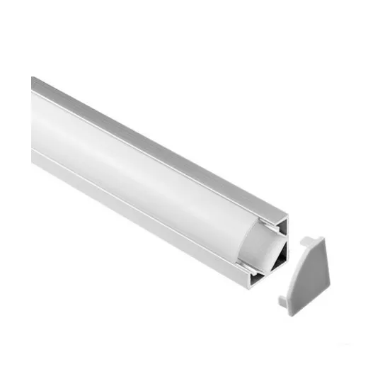 Glite1203 Blanco Negro bajo T ranura perfil de aluminio para tira de LED barra de iluminación cinta piso LED pista perfil Alu Extrusión