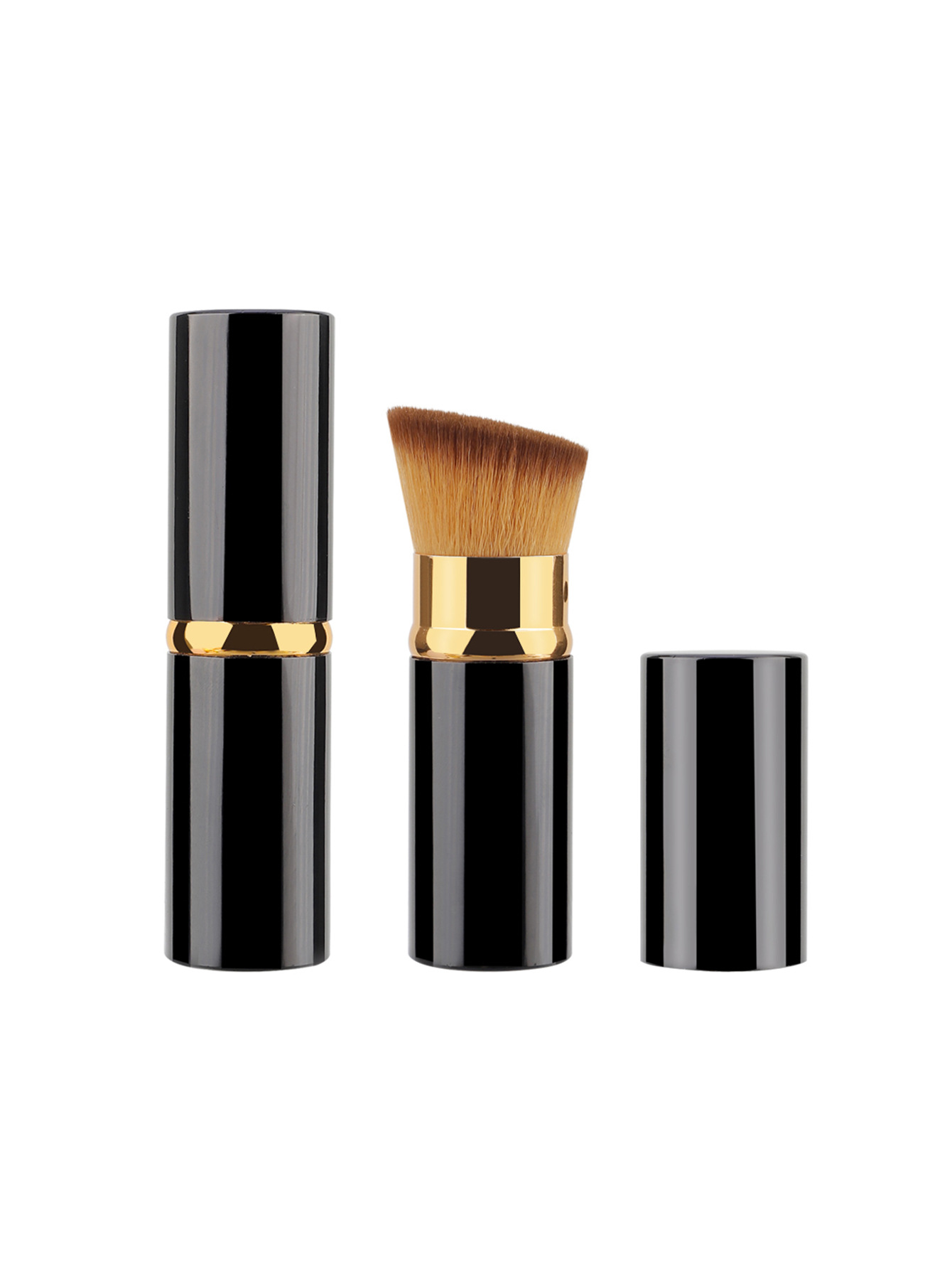 Noir + or + tête inclinée-taille S