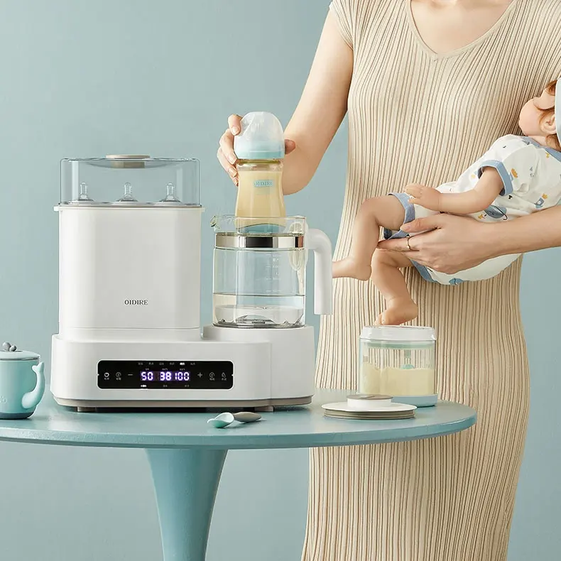 Modulador de leche para bebés, calentador de fórmula ajustable con temperatura, superventas