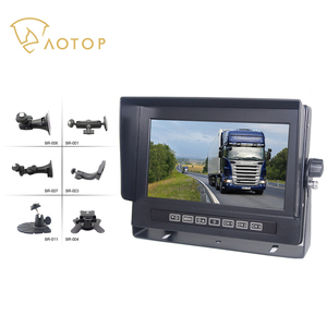 7 Inch TFT LCD Digital <strong>Monitor</strong> 3-Way HD Video Signal <strong>Input</strong> Waterproof Rear View Car <strong>Monitor</strong> for Harvester - Product Image 4