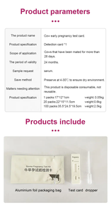 15 phút kết quả chính xác cao gia súc bò bò mang thai toàn bộ máu nhanh chóng Kit kiểm tra cho trang trại động vật chăn nuôi - Product Image 4