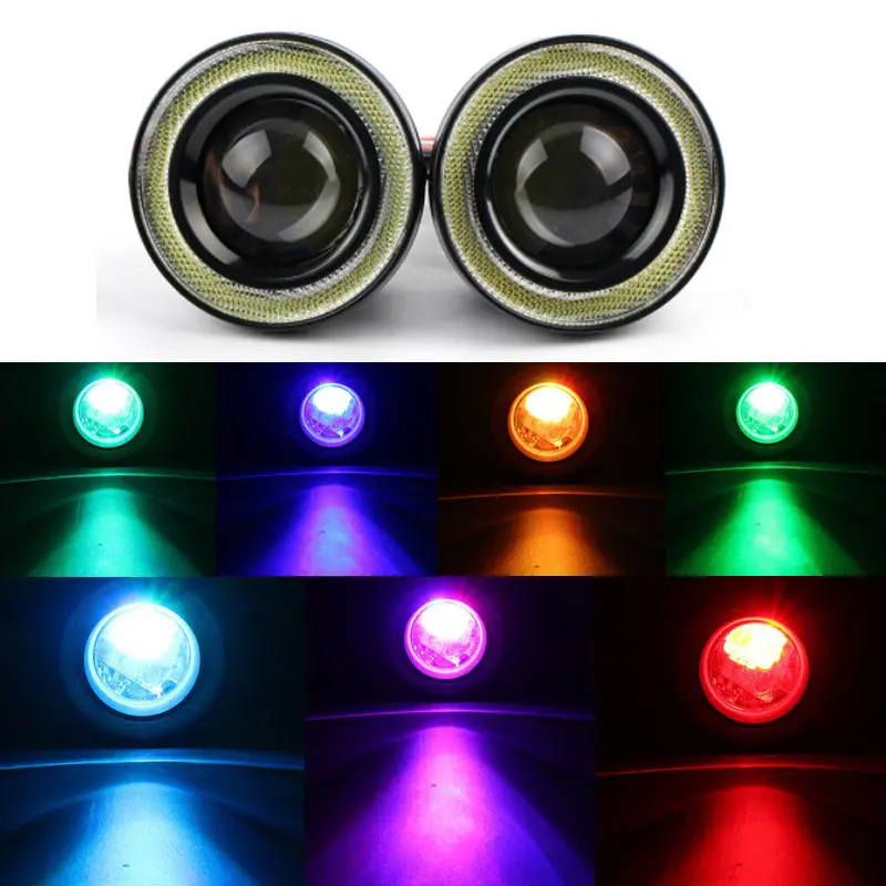 Luci a Led per auto 2.5/ 3 /3.5 pollici Angel Eye Halo Rings adatto per luci moto fari fendinebbia a Led per auto