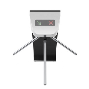 Cancello a treppiede per controllo accessi con gettoniera a prezzo diretto di fabbrica tornello a treppiede verticale a mezza altezza in acciaio inossidabile 304 - Product Image 4