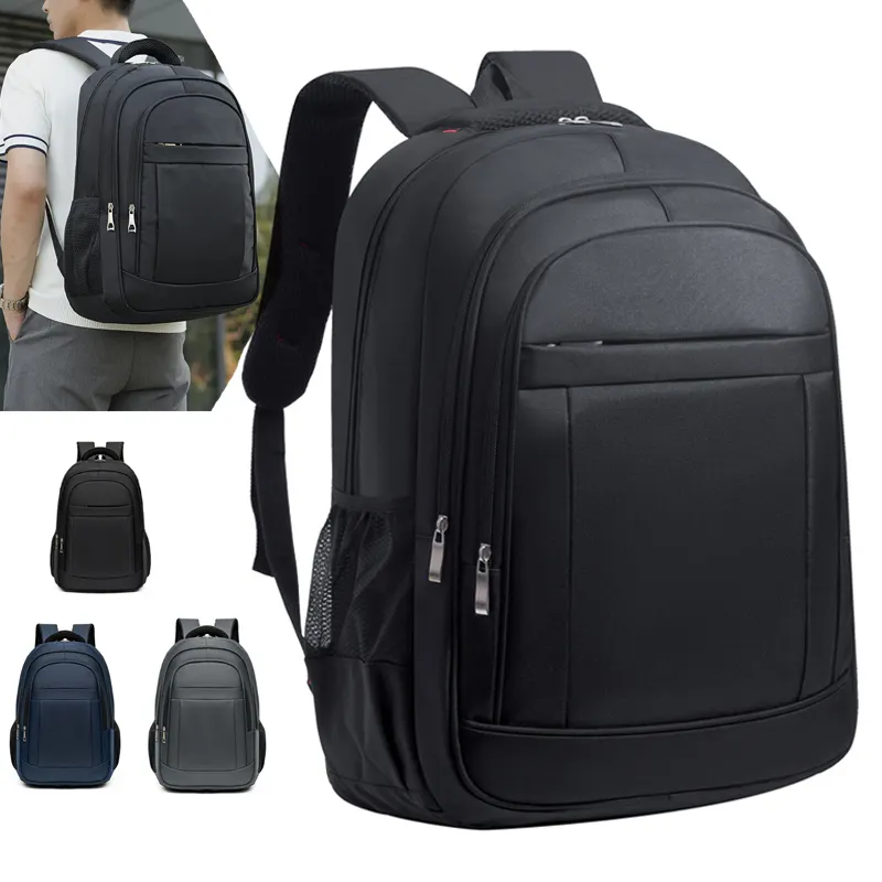 reisetaschen business 15,6 laptop herren einfacher rucksack luxus usb-laden college polyester student rucksäcke