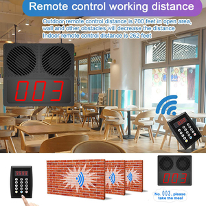 Sistema di coda Wireless con Display a LED cartello Digital Signage per ristoranti cameriere sistema di chiamata - Product Image 5