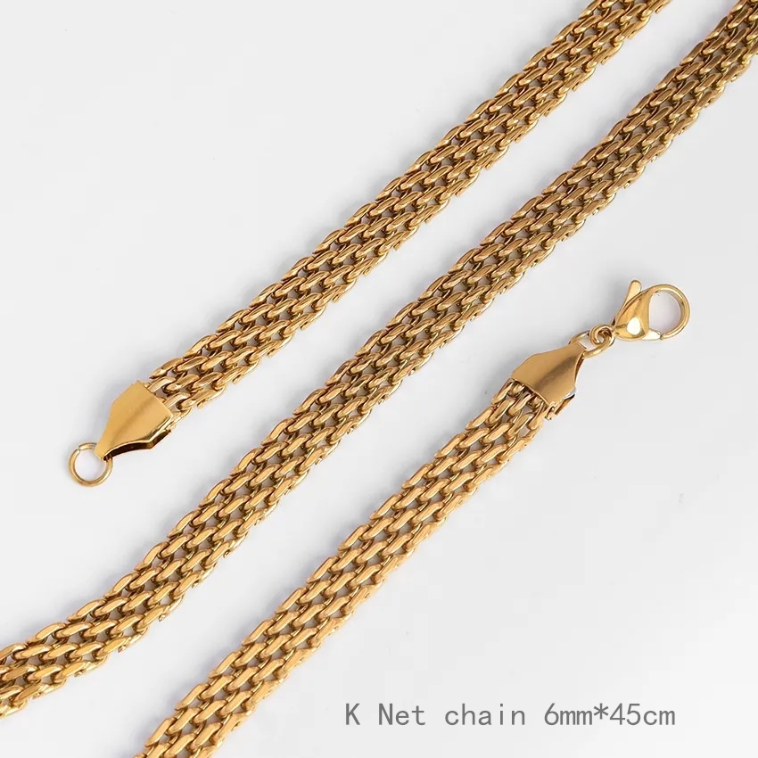 K Chaîne nette 6mm * 45cm
