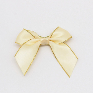 <strong>Customized</strong> 2.2cm Glitter Wired Ribbon with <strong>Bow</strong> <strong>Elastic</strong> Stretch <strong>Loop</strong> 100% Polyester Material - Product Image 3
