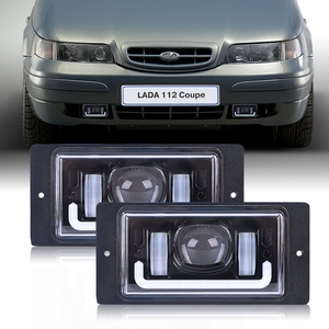 ไฟตัดหมอก LED 30W สีดำกำลังสูงสำหรับ Lada vaz Niva ชุดประกอบไฟตัดหมอกหน้า2110 ~ 2115พร้อม DRL/สัญญาณเลี้ยว12V - Product Image 1